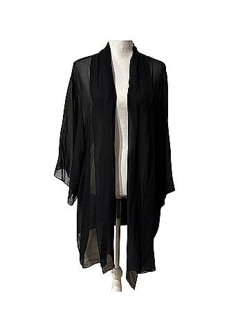 Marina Rinaldi Silk Cardigan (view 1)
