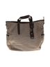Tumi Solid Checkered-gingham Color Block Jacquard Stripes Tweed Brown Tan Tote One size - photo 2