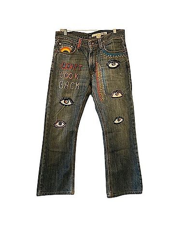 DKNY embroidered jeans Jeans (view 1)