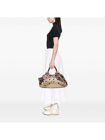 Loewe Studded Suede Aire Handbag (view 2)