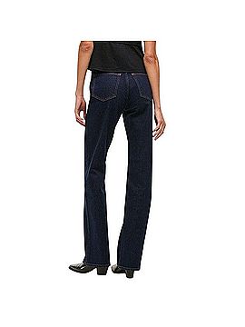 Abercrombie & Fitch High Rise 90s Relaxed Vegan Suede Yoke Jean Jeans (view 2)