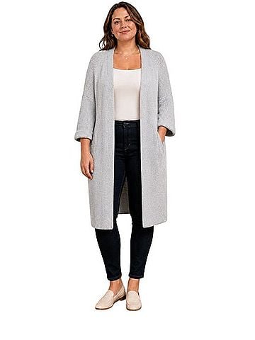 Banana Republic Wool Alpaca Longline Duster Cardigan Wool Cardigan (view 2)