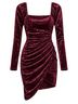 BCBGeneration Burgundy Cocktail Dress Size 2 - photo 1