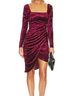 BCBGeneration Burgundy Cocktail Dress Size 2 - photo 4