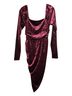 BCBGeneration Burgundy Cocktail Dress Size 2 - photo 2