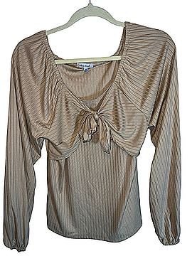 White Birch Long Sleeve Blouse (view 1)