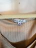 White Birch Tan Long Sleeve Blouse Size M - photo 3