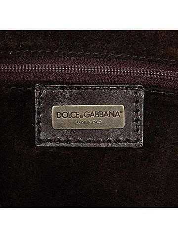 Dolce & Gabbana Pony Hair Cow Print Shoulder Bag (view 2)