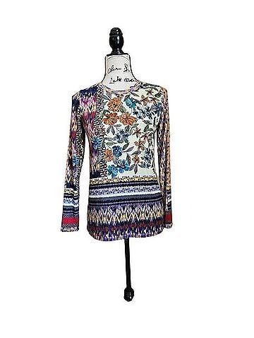 Johnny Was Betzy Long Sleeve T-Shirt (view 1)