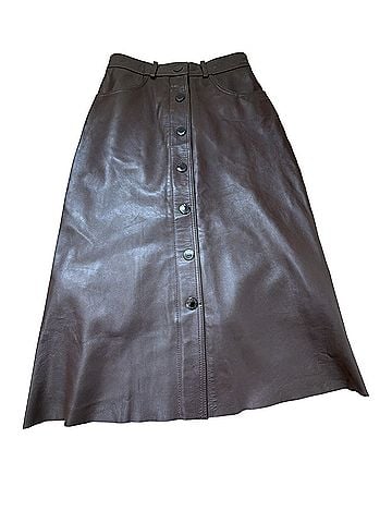 Sandro Leather Skirt (view 1)