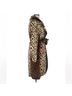 Cache Leopard Print Brown Pink Trenchcoat Size 10 - photo 4