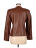 Talbots 100% Leather Brown Talbots Leather Jacket Size 8 - photo 2