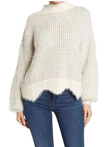 FRNCH Metallic Shimmer Sweater Pullover Sweater (view 1)
