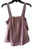 Madewell Stripes Multi Color Sleeveless Blouse Size 2 - photo 2