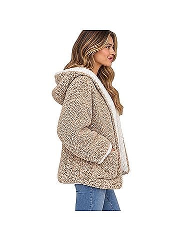 Love Tree Faux Fur Jacket (view 2)