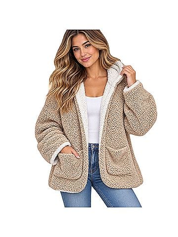 Love Tree Faux Fur Jacket (view 1)