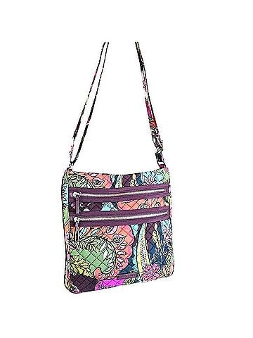 Vera Bradley Autumn Leaves Plum Adjustable Strap Crossbody Bag Crossbody Bag (view 1)