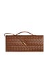 Nordstrom Brown Leather Clutch One size - photo 1