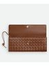 Nordstrom Brown Leather Clutch One size - photo 3