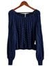 Free People Blue Pullover Sweater Size M - photo 1