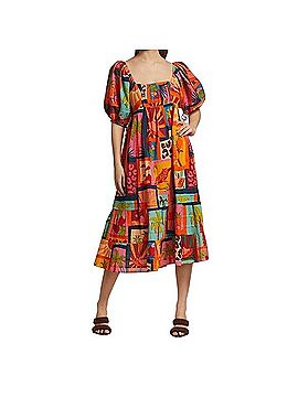 FARM Rio Tropical Collage Casual Dress (view 1)