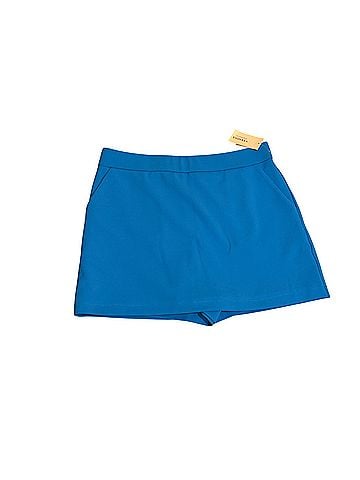 Versona Versona Blue A-Line Skort Shorts (view 1)