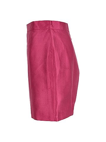 Dolce & Gabbana Dolce &amp; Gabbana Pencil Mini Skirt in Pink Silk (view 2)