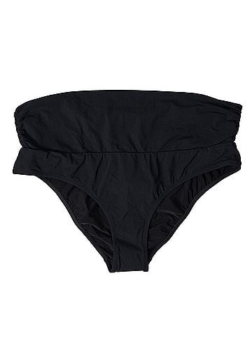 Dolce & Gabbana Black Nylon Stretch Swimwear Slip Bottom Women's Bikini (view 1)