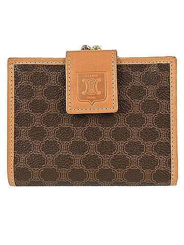Céline Bifold Triomphe Coated Canvas Brown Pvc Wallets Accessory (view 1)