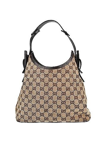 Gucci Flap Card Case Apple Print Gg Coated Canvas None Beige Canvas Card Holders Accessory (view 1)