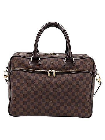 Louis Vuitton Icare Laptop Damier Ebene Brown Canvas Briefcase Bag (view 1)