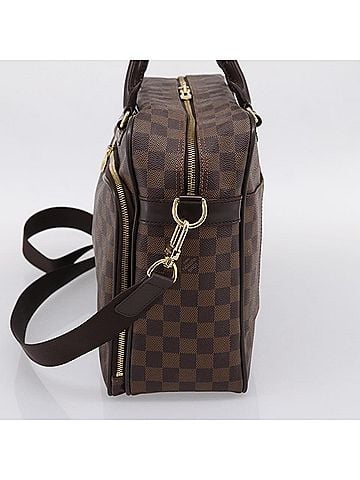 Louis Vuitton Icare Laptop Damier Ebene Brown Canvas Briefcase Bag (view 2)