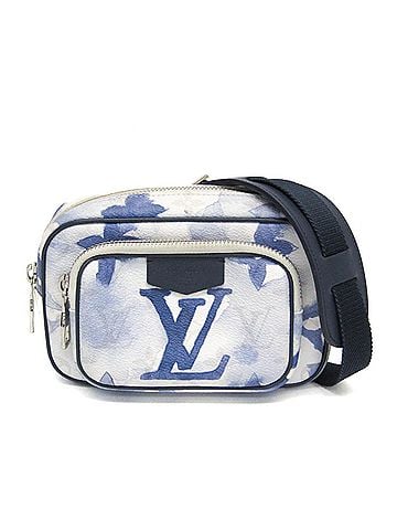Louis Vuitton Outdoor Pouch Limited Edition Monogram Watercolor Canvas Blue Canvas Clutche &amp; Pouche Bag (view 1)