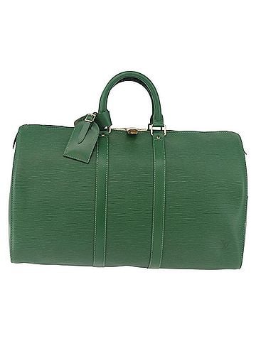 Louis Vuitton Keepall Epi Leather Green Leather Travel Bag Bag (view 1)