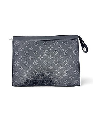 Louis Vuitton Pochette Voyage Reverse Monogram Eclipse Canvas Black Canvas Clutche &amp; Pouche Bag (view 1)