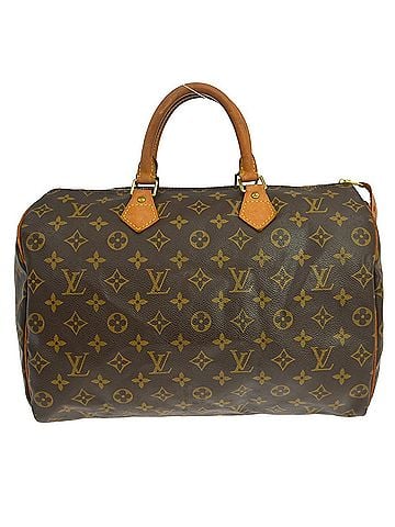 Louis Vuitton Speedy Monogram Canvas Brown Canvas Handbag (view 1)