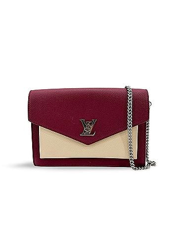 Louis Vuitton Lockme Chain Leather Red Calfskin Handbag (view 1)