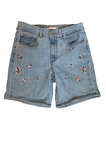 Levi's Levi pink floral Denim Shorts (view 1)