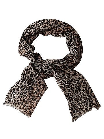 Dolce & Gabbana Brown Leopard Cashmere Shawl Stole Women's Scarf (view 1)
