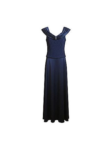 Patra Navy Blue Sparkle Maxi Gown Dress Cocktail Dress (view 1)