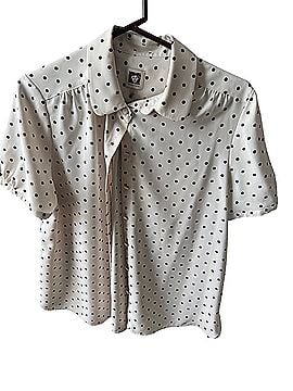 Anne Klein Short Sleeve Blouse (view 1)