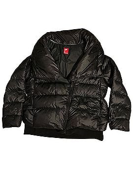 Nike Asymmetric Zip Hooded Down Puffer Jacket Jacket (view 2)