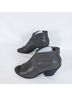 Eileen Fisher 100% Leather Solid Gray Boots Size 9 - photo 8