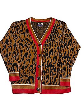KBB By KAHLANA Leopard Varsity Cardigan Cardigan (view 1)