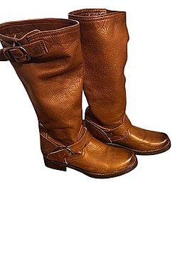 FRYE Cognac Slouch Boots Boots (view 1)