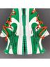 Nike Green White Orange Sneakers Size 8 - photo 5