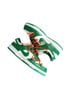 Nike Green White Orange Sneakers Size 8 - photo 2
