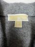 Michael Kors 100% Wool Solid Gray Coat Size M - photo 7