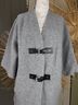 Michael Kors 100% Wool Solid Gray Coat Size M - photo 4