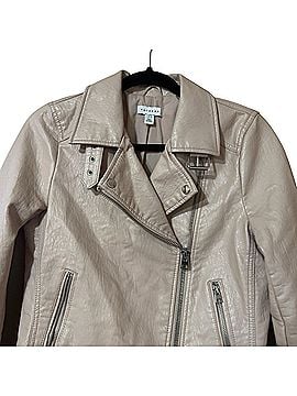 Topshop Faux Leather Jacket (view 2)